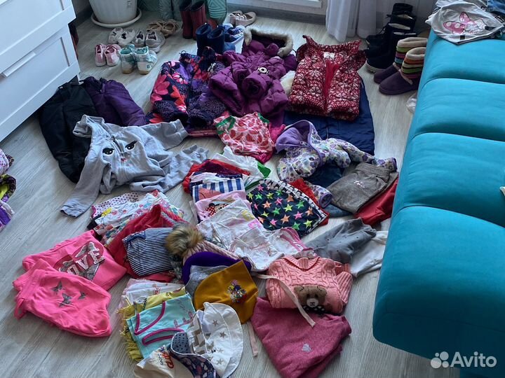 Вещи пакетом на девочку, цена за весь пакет