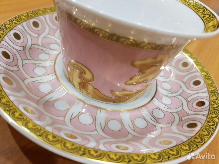 Чашка с блюдцем Versace 220ml