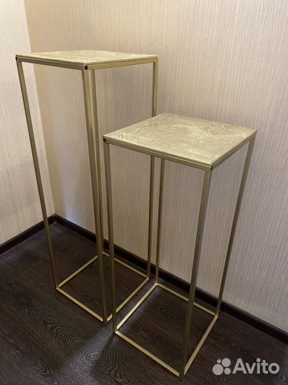 Свадебные украшения. Стойки для цветов