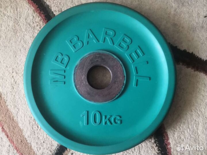 Блины для штанги 10 кг