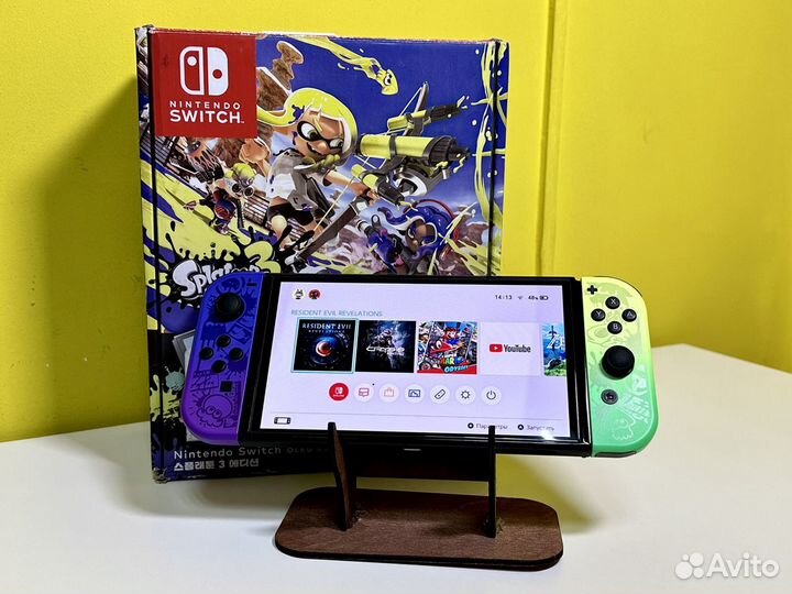 Nintendo Switch Oled + 128GB, гарантия