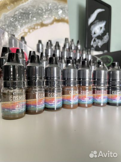 Минеральные пигменты для татуажа