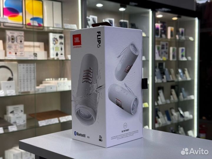 Портативная колонка JBL flip 6 White