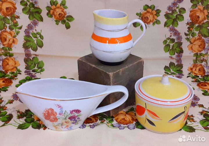 Сахарница, соусник, молочник СССР