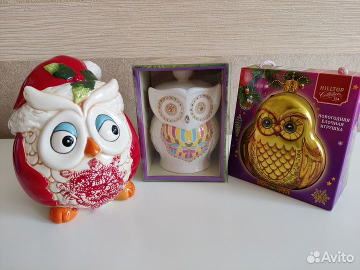 Банки для чая/ сыпучих продуктов совы