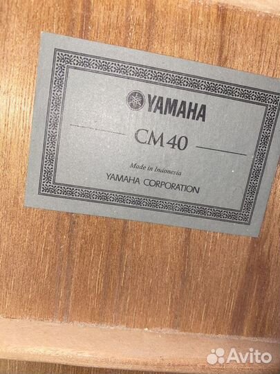 Акустическая гитара Yamaha CM 40