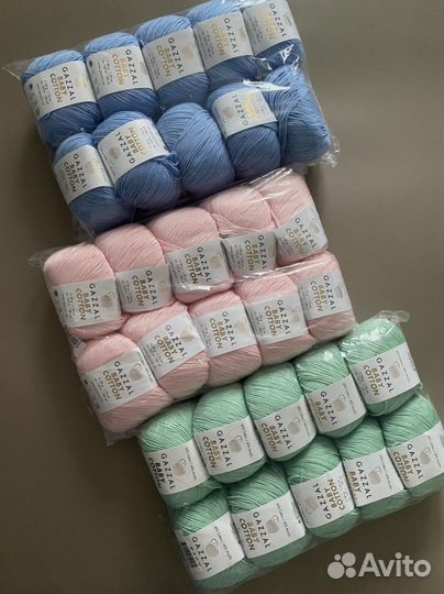 Пряжа оптом Gazzal Baby Cotton (10 мотков)