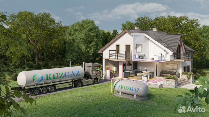 Газгольдер для дома / Газификация