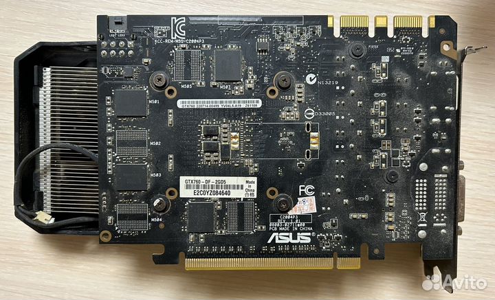 Видеокарта asus GTX 760 дефект