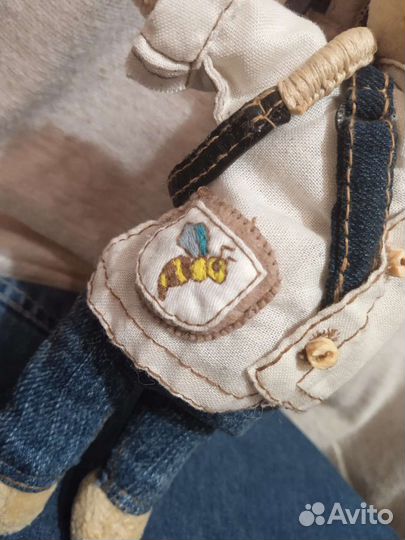 Мишка с гитарой ручной работы)