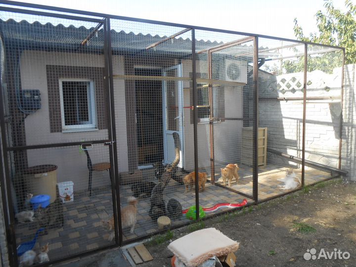 Металлические вольеры,клетки,ограждения для живот