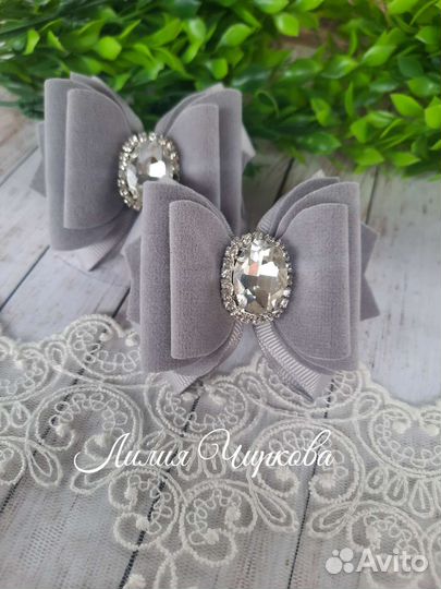 Банты для волос ручной работы