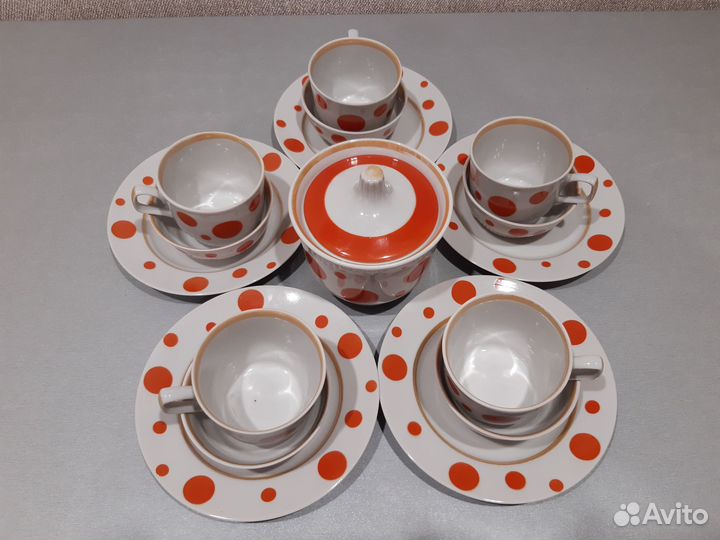 Чайный фарфоровый набор