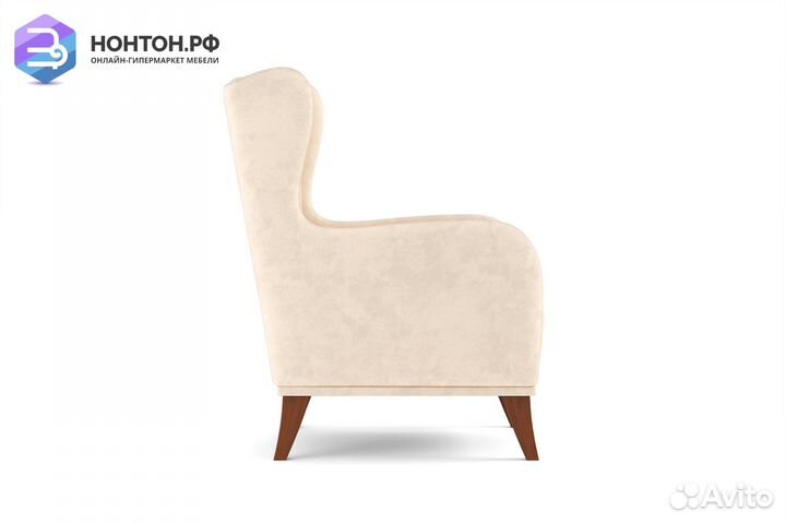 Кресло евромагнат темно-бежевое