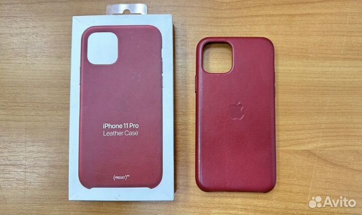 Кожаный чехол на iPhone 11 Pro оригинал
