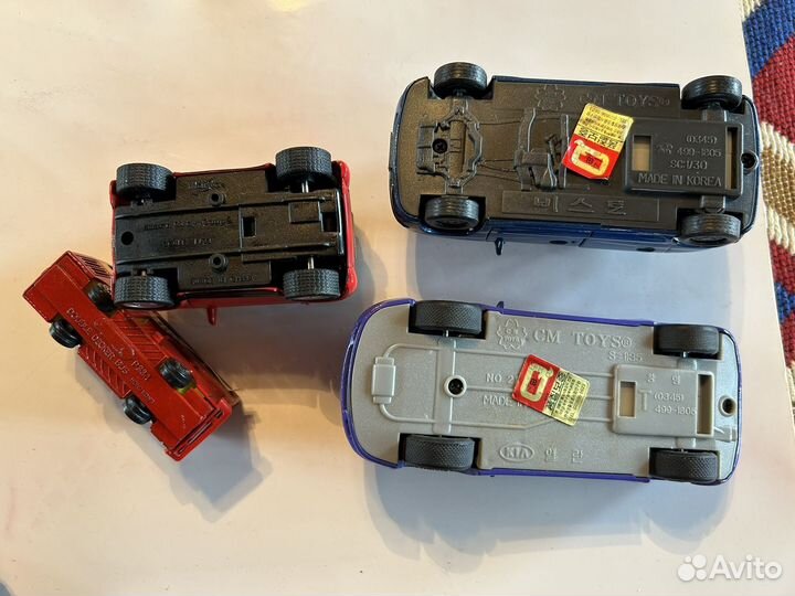 Модели машинок (4 набора)