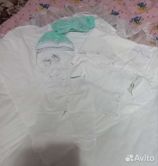 Конверт тёплый зимний на выписку