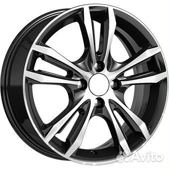 K&K Samara 6x16 5x112 ET40 DIA66.6 алмаз черный SK