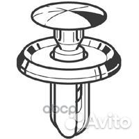 Клипса,зад. бампера MR288150 mitsubishi