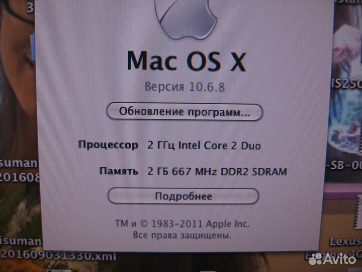 Apple Mac mini 2ггц Intel Core 2 Duo