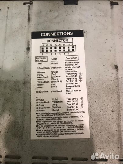 Магнитола alpine cde-9882ri