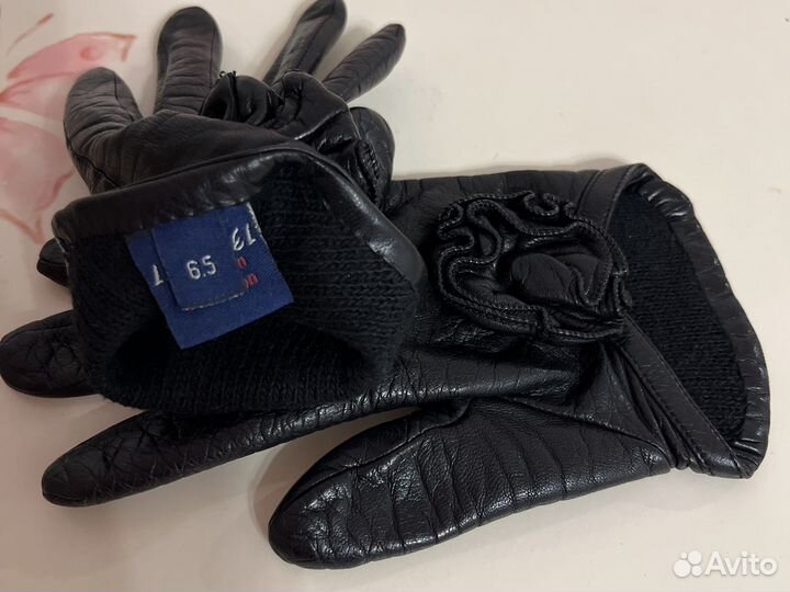 Перчатки женские из натуральной кожи