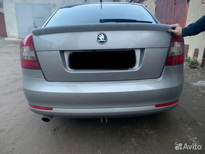 Skoda octavia a5 fl спойлер лип-спойлер