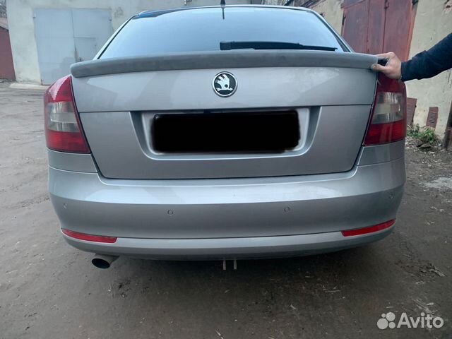 Skoda octavia a5 fl спойлер лип-спойлер