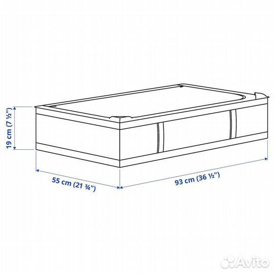 Skubb IKEA 604.000.00 Ящик для хранения (93x55x19