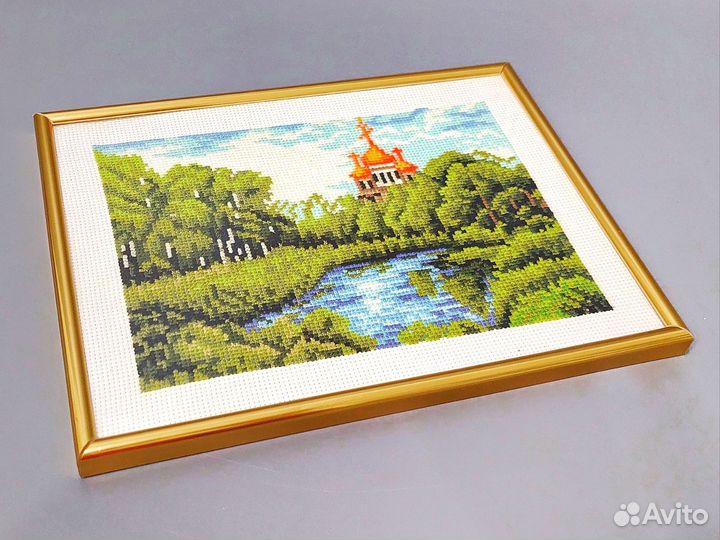 Картина вышитая крестом