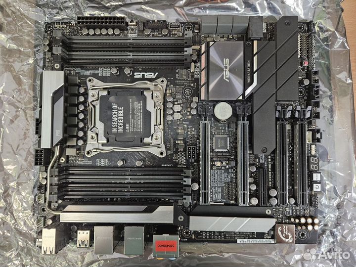 2066 Asus WS X299 PRO/SE проверка