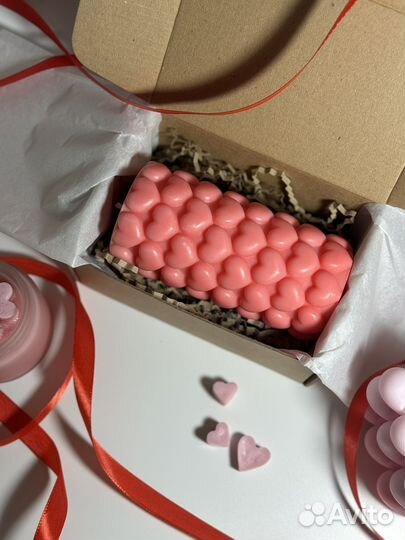 Свечи ручной работы к 14 февраля, 8 марта