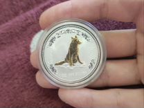 1 доллар Австралия серебряная монета 1 унция