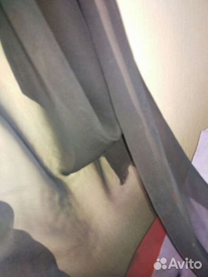 Шифон чёрный плательный Индонезия