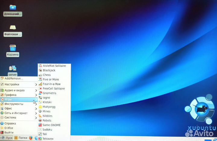 Сервер depo 4X4+xubuntu