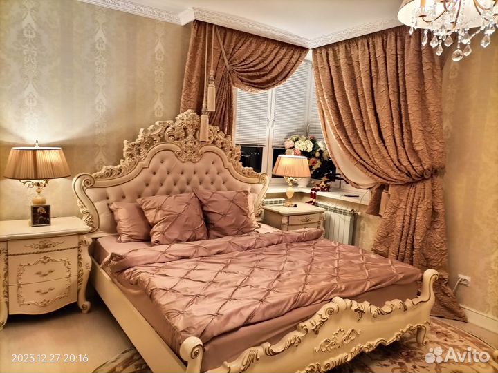 Шикарный комплект штор (Италия)