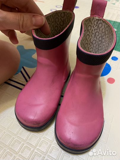 Детские резиновые сапоги reima 21 размер