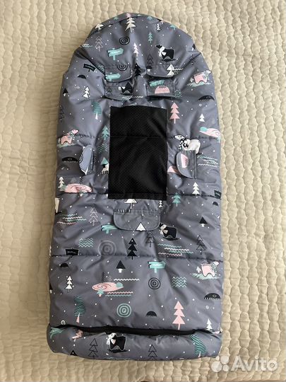 Зимний конверт в коляску