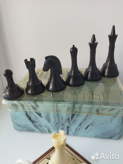 Шахматы карболитовые набор Винтаж СССР