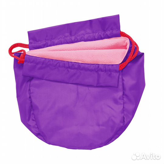 Чехол для мяча, василёк/розовый 307-043