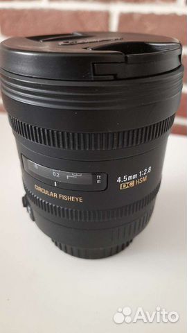 Объектив Sigma AF 4.5mm 1:2.8 DC HSM Fisheye Canon