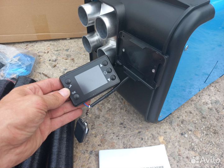 Автономный отопитель сухой фен 12 24 220в. Новый