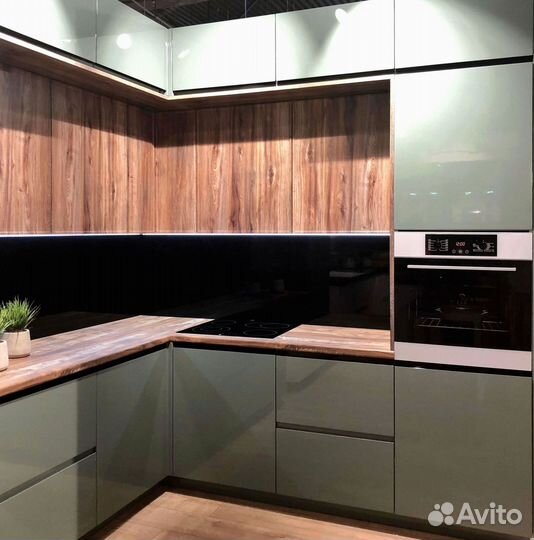 Современная кухня на заказ мдф фасады
