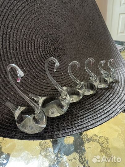 Статуэтки СССР семья лебедей