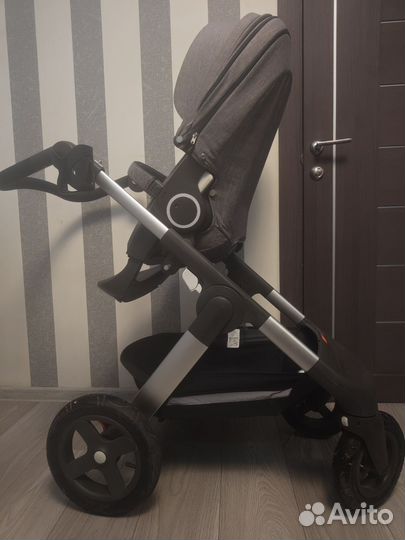Коляска stokke trailz 2 в 1 + зимний кит stokke