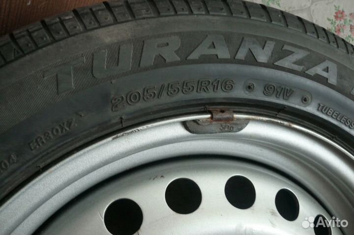 Колесо 5х108 Bridgestone Turanza 205/55 R16