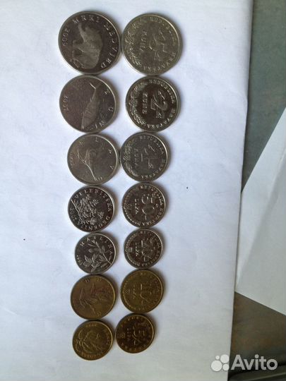 Набор монет Хорватии