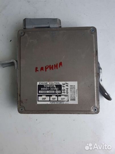 Эбу toyota carina