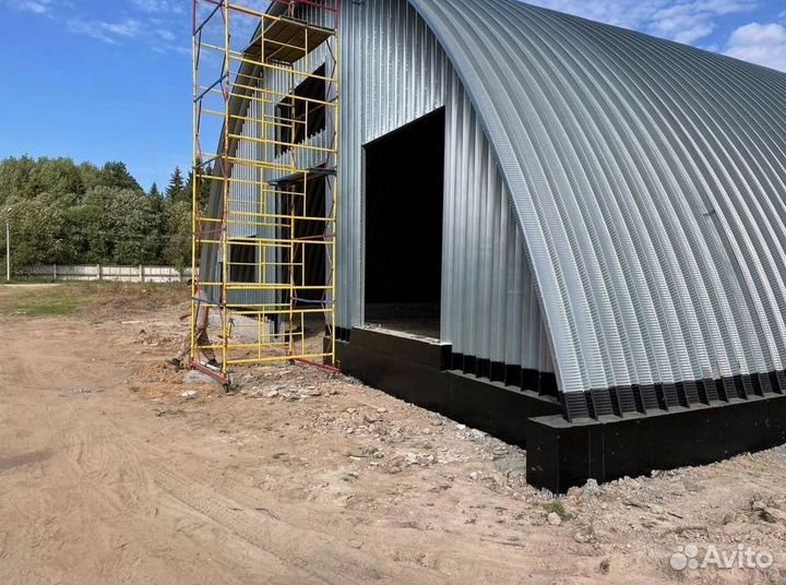 Ангар арочный