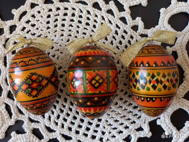 Елочные Пасхальные яйца. Матрешки